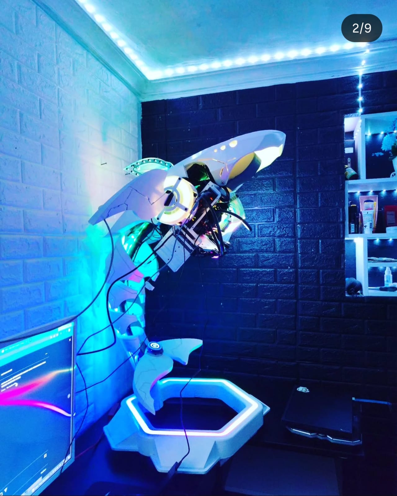 Carcasa tiburón montaje